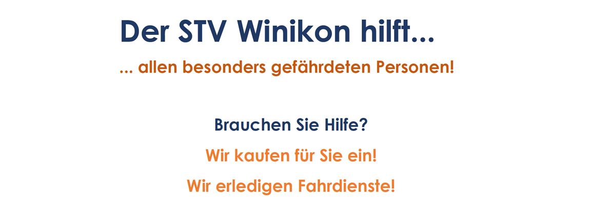 STV Winikon hilft…