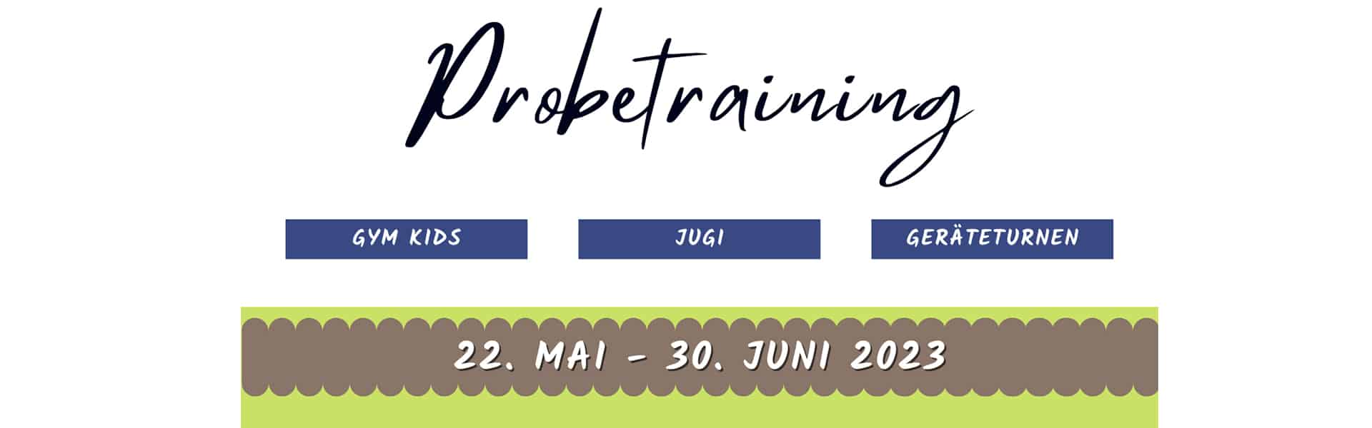 Probetraining Jugend